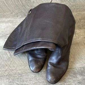 Coach Knee High Brown and Gold Boots 9